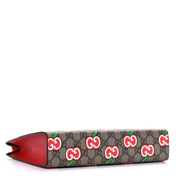 GUCCI GG Supreme Monogram Apple Cosmetic Case - Picture 3 of 7